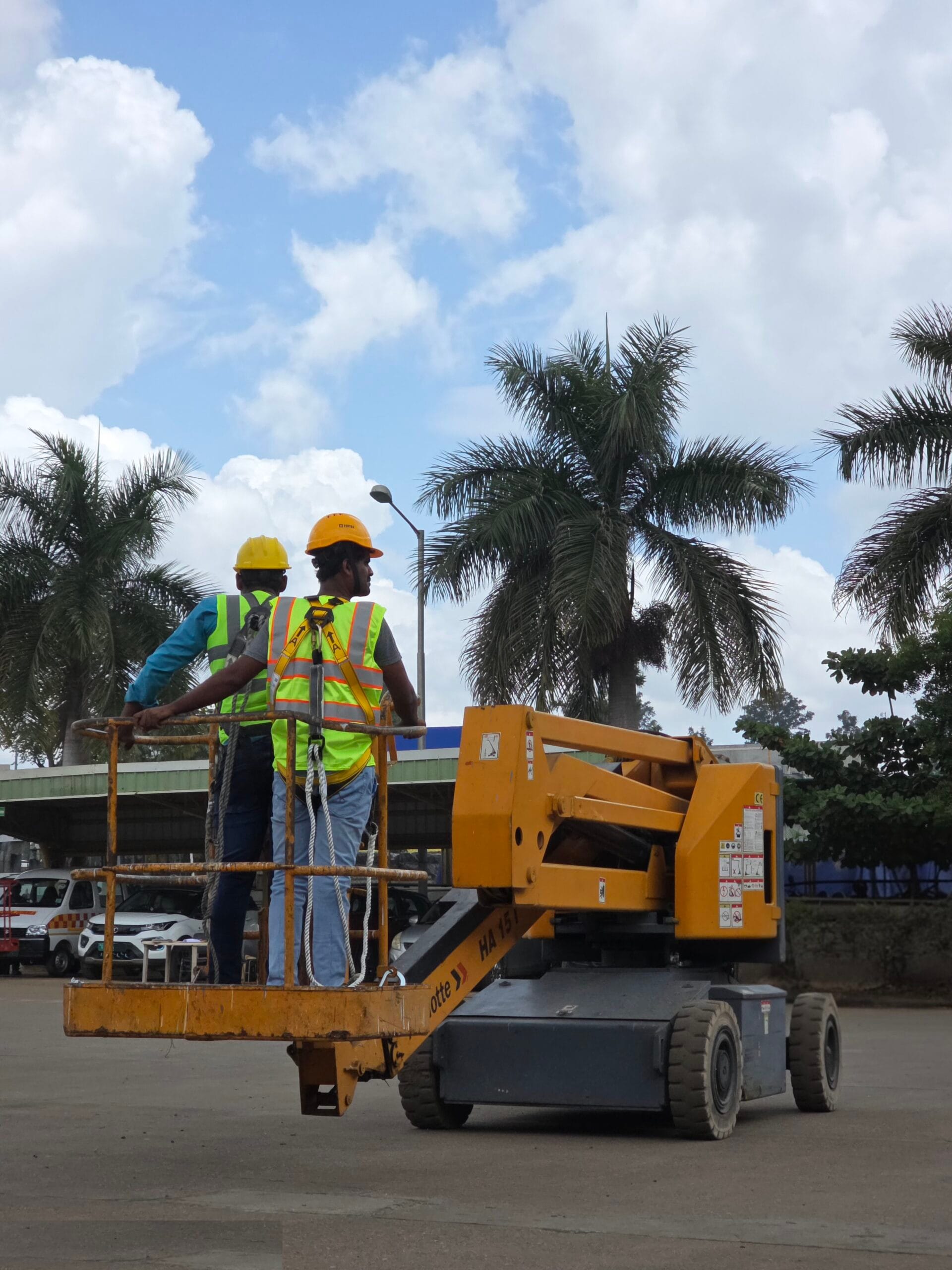 IPAF Training Session with Scissor Lift